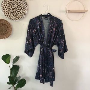 Hardly worn silk robe